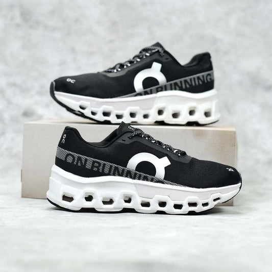 On Cloud Monster Black White