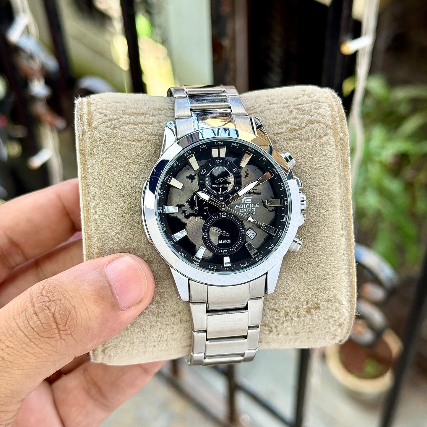 Casio Edifice EFR 303 World Map Series